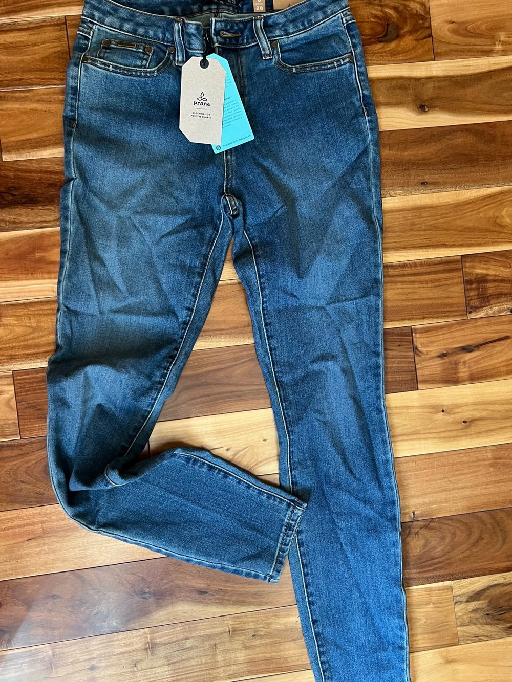 Prana Blue Denim Jeans with Tag